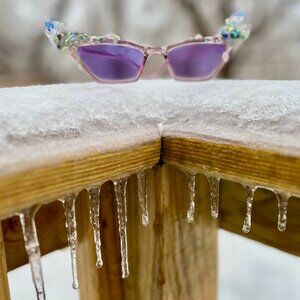 Pastel Galaxy Cat Eye Sunglasses by Drip Creations